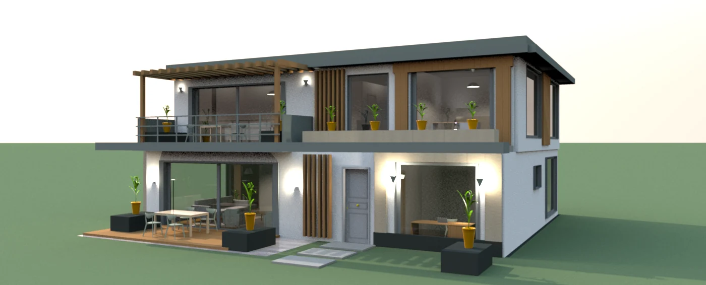 Vista exterior de Casa Atelier